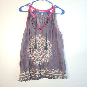 Live Happy Natural Life Racer Back Shirt